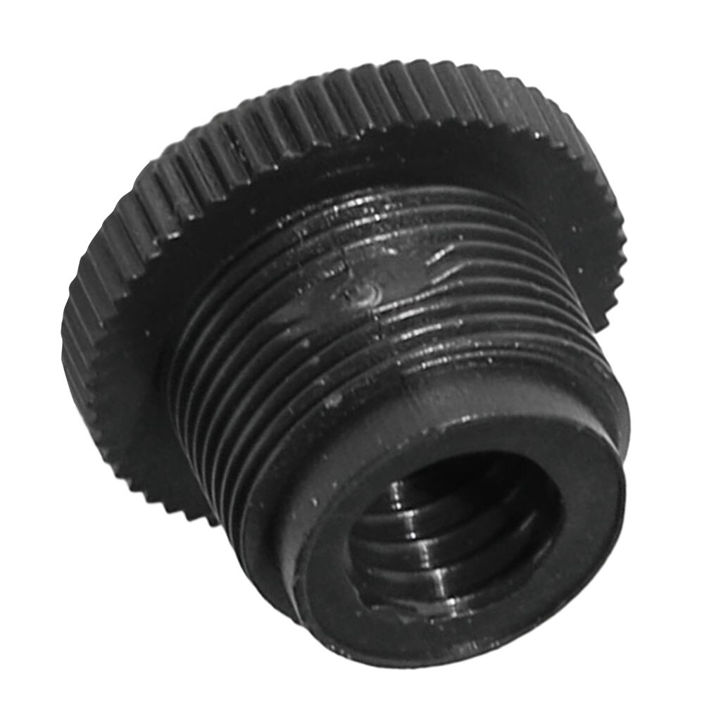 Plastic Mic Clip Stand Thread Barrel Adapter 5/8-27 Male to 3/8-16 Female