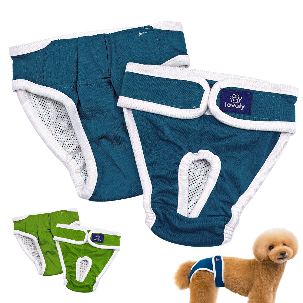 S-2XL Hond Luier Fysiologische Broek Sanitaire Wasbare Vrouwelijke Hond Slipje Shorts Ondergoed Slips Voor Kleine Medium Grote Honden