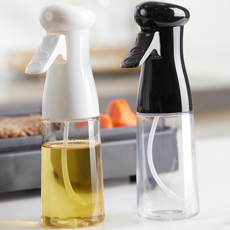1pc 220ml Olive Oil Spray Bottle Cooking Kitchen BBQ Accessories Vinegar Soy Sauce Spray Oiler Seasoning Condiment Bottle
