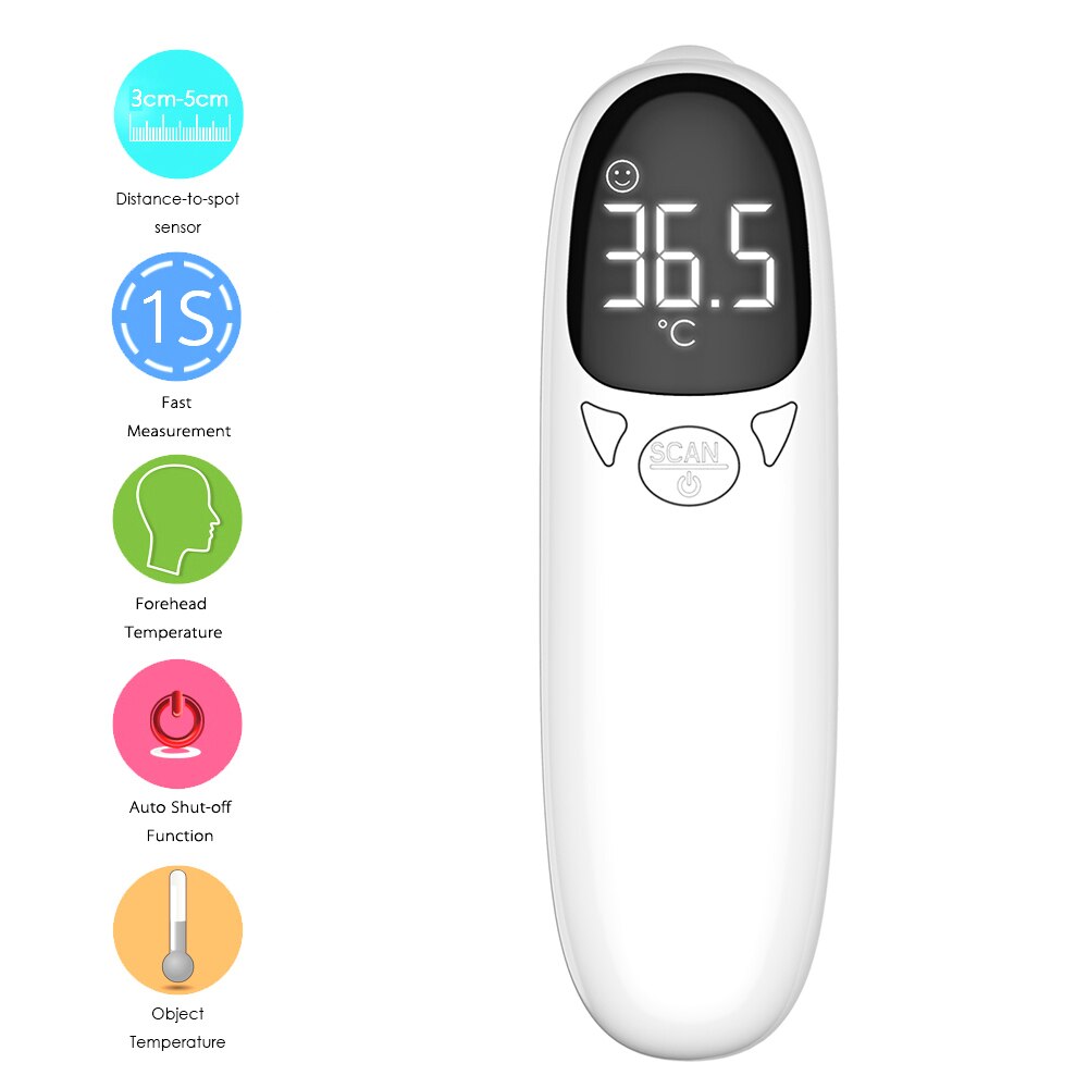 Infrared Thermometer Forehead Thermometer Non Contact Thermometers High Precision Handheld Temperature Meter for Child Adult