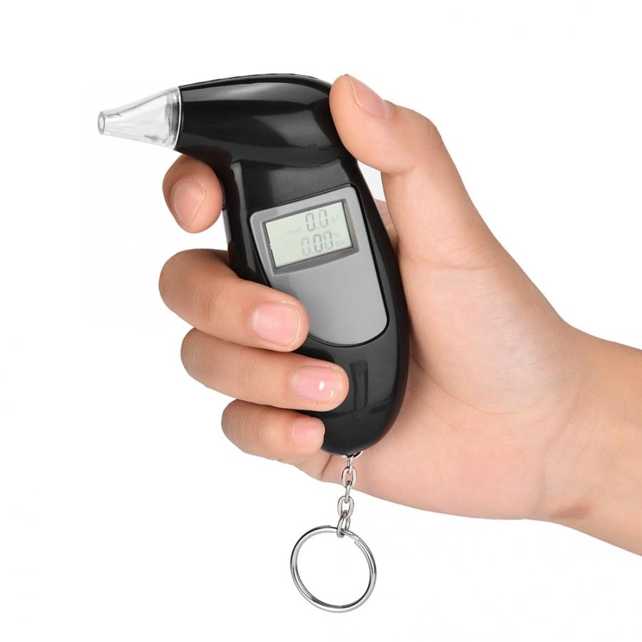 Handheld Alcohol Tester Digitale Alcohol Adem Tester Blaastest Analyzer Lcd-scherm Detector Geen Backlight