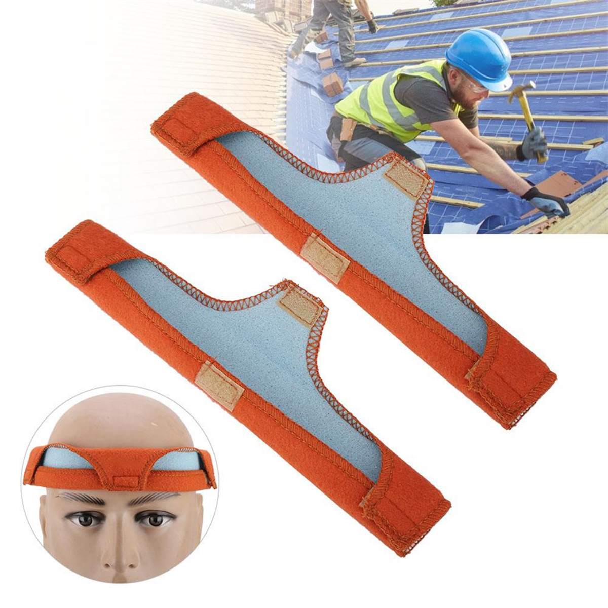 2pcs Helmet Sweatbands For Hard Hat Safety Helmet Welding Helmet Sweatband Sweat Band