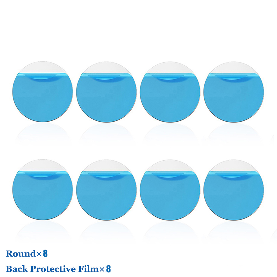 8 pcs/1 pcs/3 M Metalen Plaat Ijzeren Plaat Schijf Sticker Voor Magneet Mobiele Telefoon Houder In auto Stand Mount Voor Magnetische Auto Telefoon Houder: 8Pcs Round