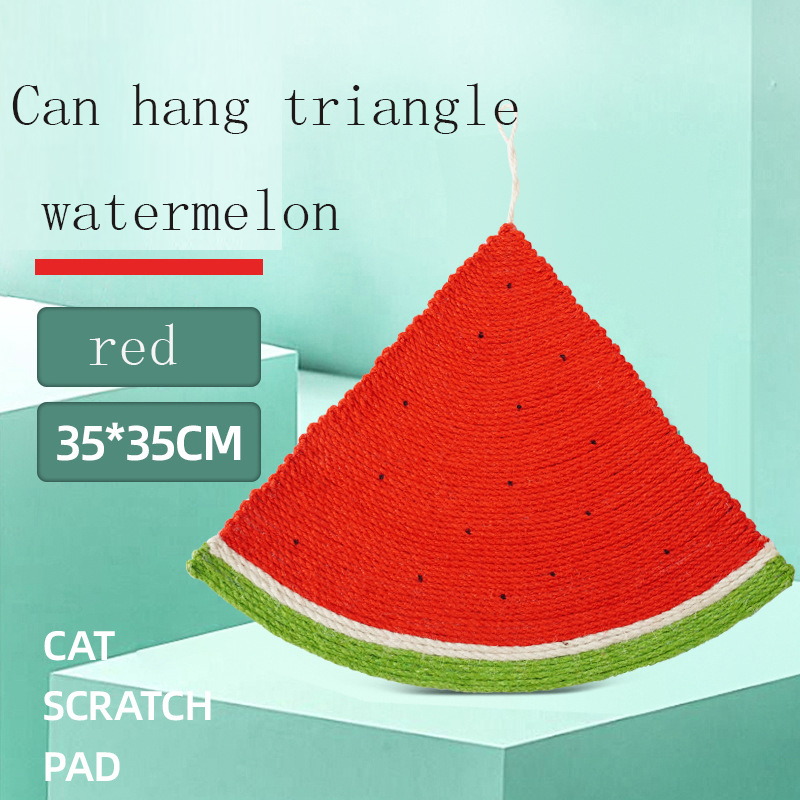 Tapis à gratter en Sisal naturel pour chat, à texture Premium, Durable, réversible: Black