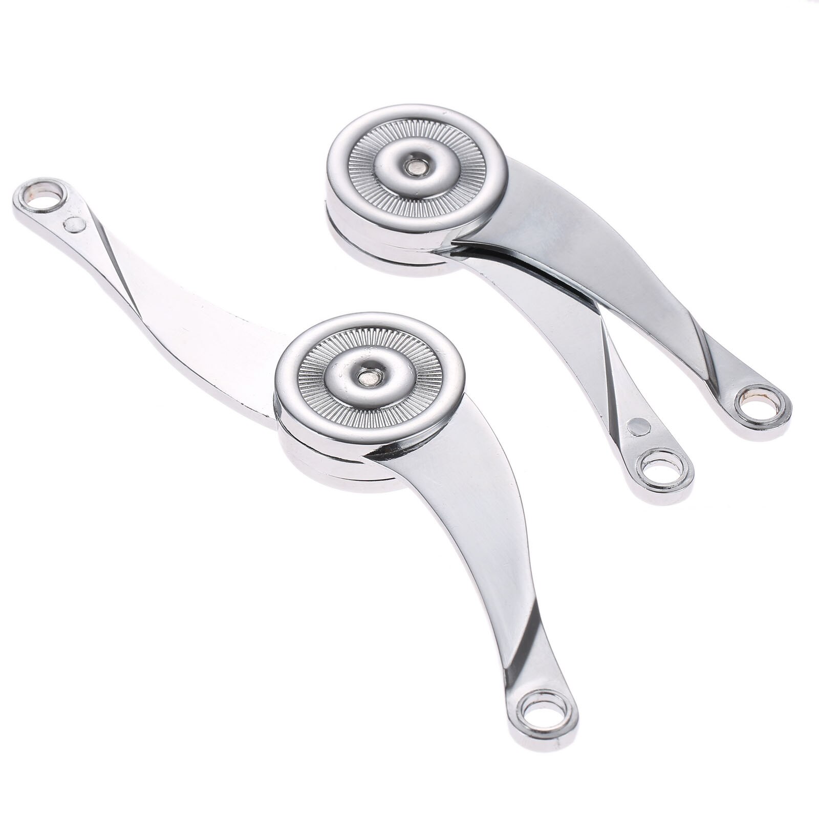 DRELD 2pcs Soft Close Lift Up Stay Hinge Concealed Door Kitchen Cabinet Cupboard Zinc Alloy Pull Rod Hardware Accessory