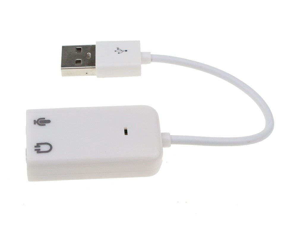 10 pcs external usb audio sound card adapter , 7,1 virtual channels with cable microphone , 3,5mm interface sound cards