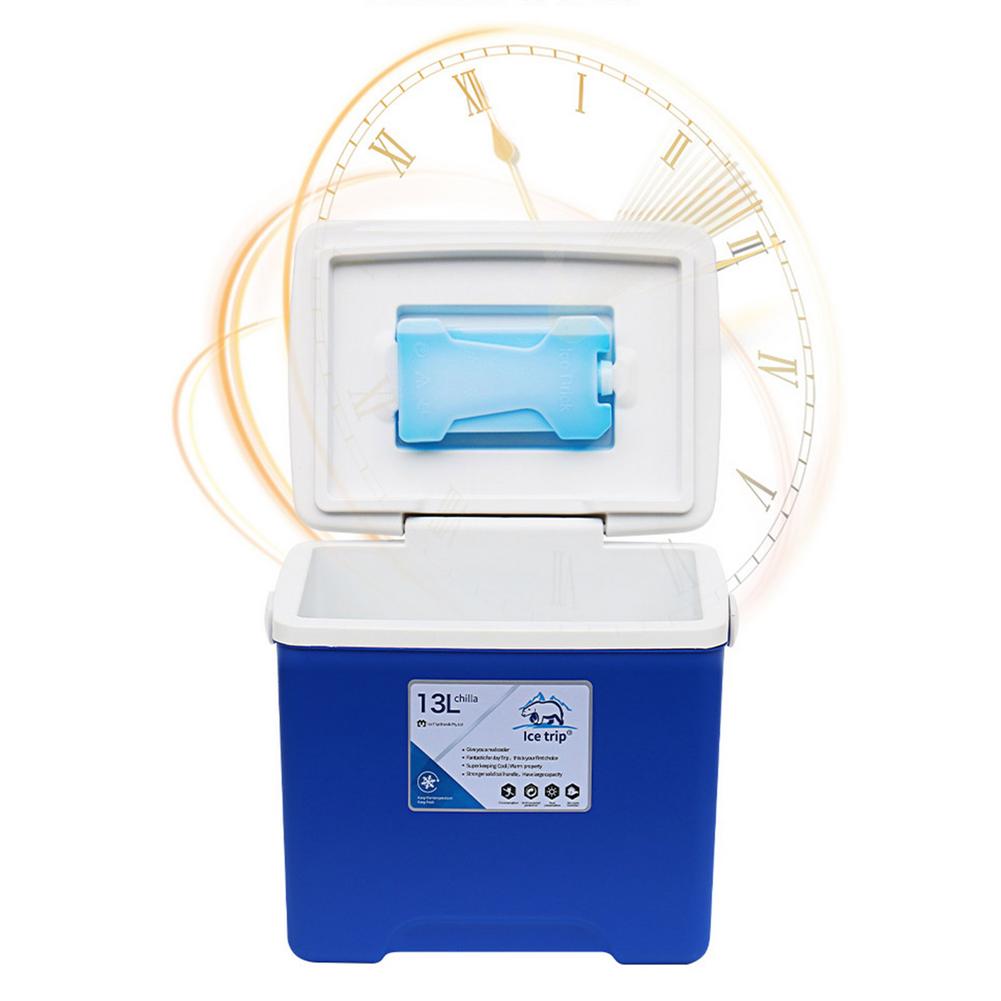 13L Cooler And Warmer Storage Box For Picnics Home Portable Refrigerator Milk Food Insulated Carrier With Handle Cooler Box