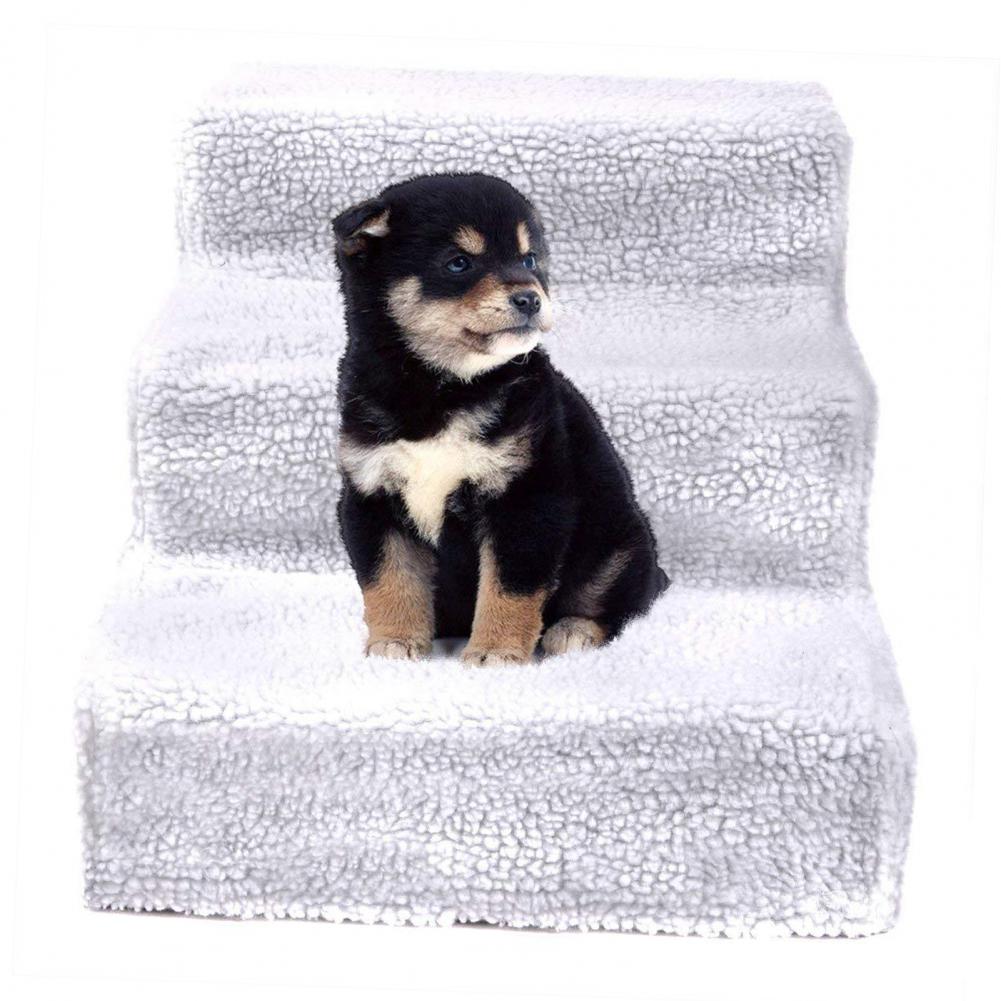 Rampe d'escalier pour chiens et chats, 3 marches, canapé, échelle d'escalade antidérapante, avec housse, fournitures pour chiens