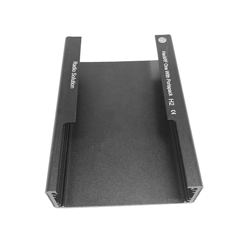 Metal Case Zwarte Aluminium Behuizing Cover Case Shell Voor Portapack H2 + Hackrf Een Sdr Radio Case