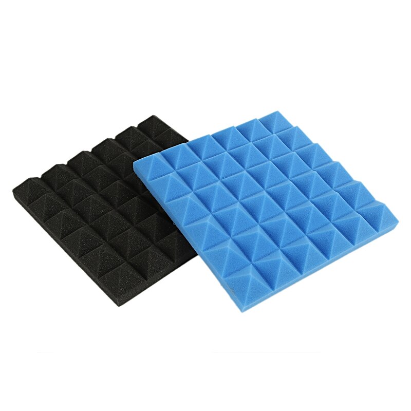 Charcoal Acoustic Foam Tiles Soundproofing Foam Panels Studio Sound Padding 2 x 10 x 10 Inch