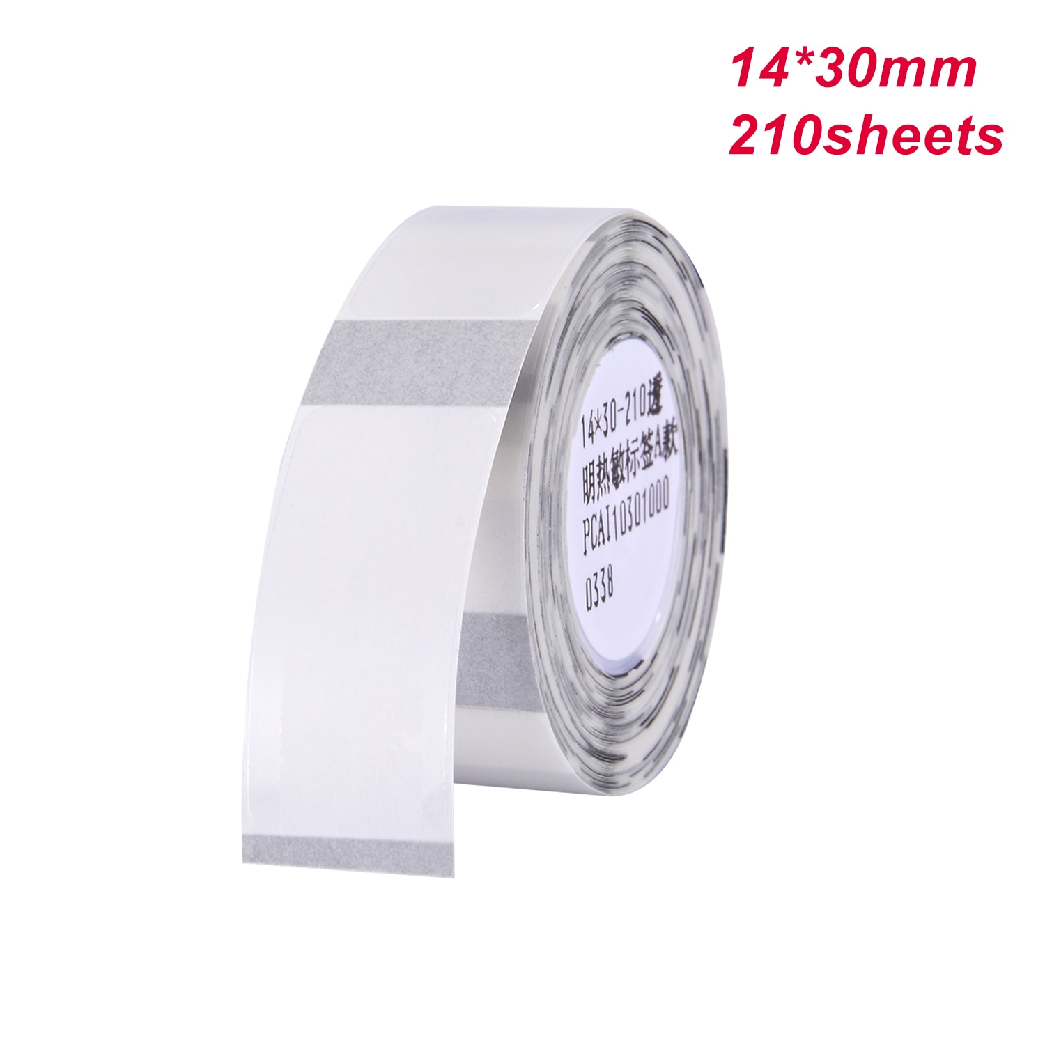 210pcs/roll Thermal Printing Label Paper Barcode Price Size Name Blank Labels Waterproof Tear Resistant 14*30mm for Organizer