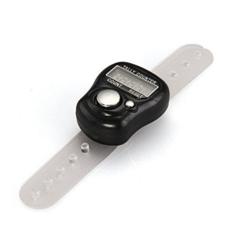 Mini compteur d'anneaux numérique LED, compteur de comptage électronique portatif, compteur de doigt pour les sports de prière et les compteurs de Fitness