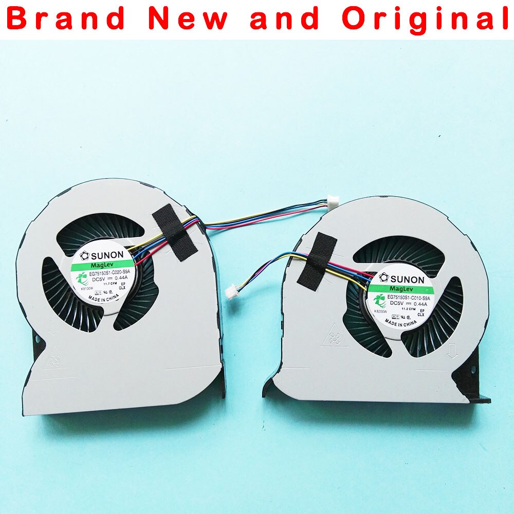 Original GPU CPU Cooling Fan for DELL Precision 7510 M7510 FAN COOLER 0DGTVT EG75150S1-C010-S9A EG75150S1-C020-S9A