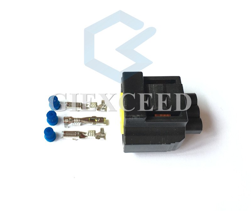2 Sets 3 Pin Pico 5716PT 1996-On For Ford Alternator Three Lead Wiring Pigtail 1U2Z-14S411-TA Wire Connector 184032-1