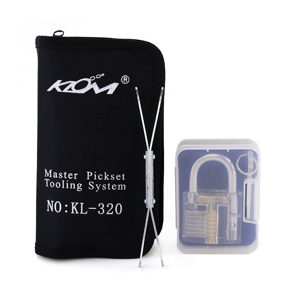 32Pcs Klom Slotenmaker Gereedschap Met Transparante Praktijk Lock, Groen Handvat, Slotenmaker Leverancier Pick Set