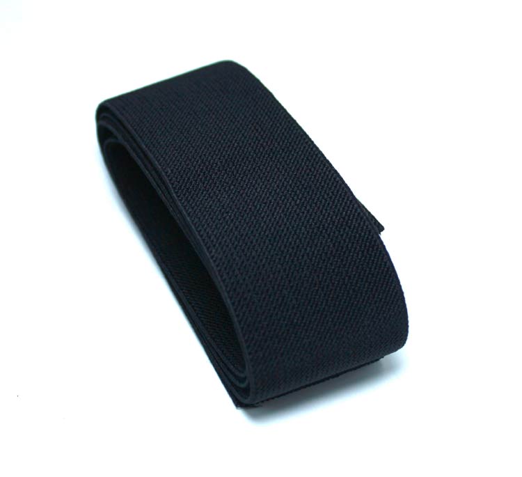 2-10 Cm Dikke Twill Brede Platte Hoge Elastische Elastische Band Schoenen Tailleband Gebonden Rubber Band Elastische Touw Kleding accessoires Zwart: 40mm