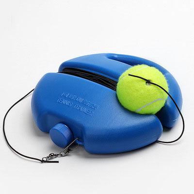 Tennisbenodigdheden zware trainingsapparaten oefen tennisbal sport zelfstudie tennisballen met tennistrainer basisplaat: A
