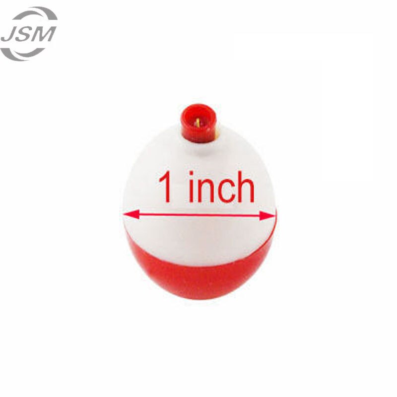 Jsm 4 Stks/partij 1 Inch Size Vissen Bobber Boei Vlotter Zee Visdobbers Plastic Drijft Voor Vissen Vissen Dobbers
