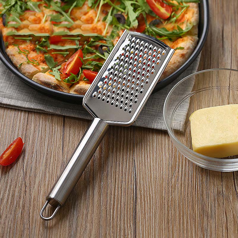 Rallador de limón y queso Zester, herramienta multiusos de acero inoxidable para frutas y verduras afiladas 99 para
