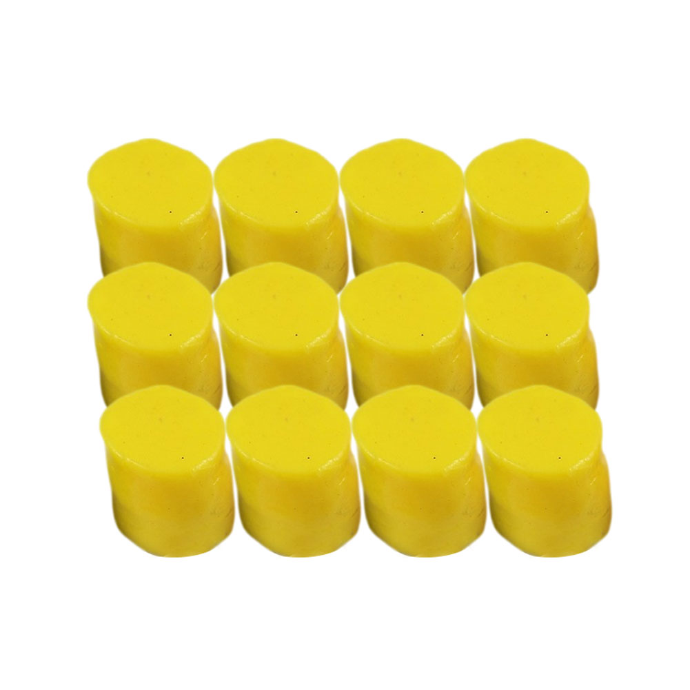 12Pcs/pack Soft Silicone Ear Plugs for Sleeping Swimming Working Earplugs Mud BPA-free Noise Reduction Ear Protection Earplug: Yellow