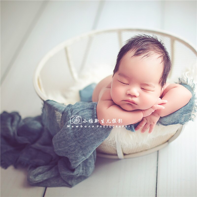 Pasgeboren Fotografie Props Deken Achtergrond Baby Fotografie Studio Props Baby Wraps Foto Schieten Accessoires Stof