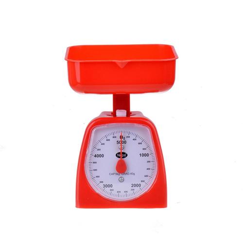 3 /5kg Mechanical Detachable Tray Scale Kitchen Vegetable Scale Store Fruit Scale: Default Title
