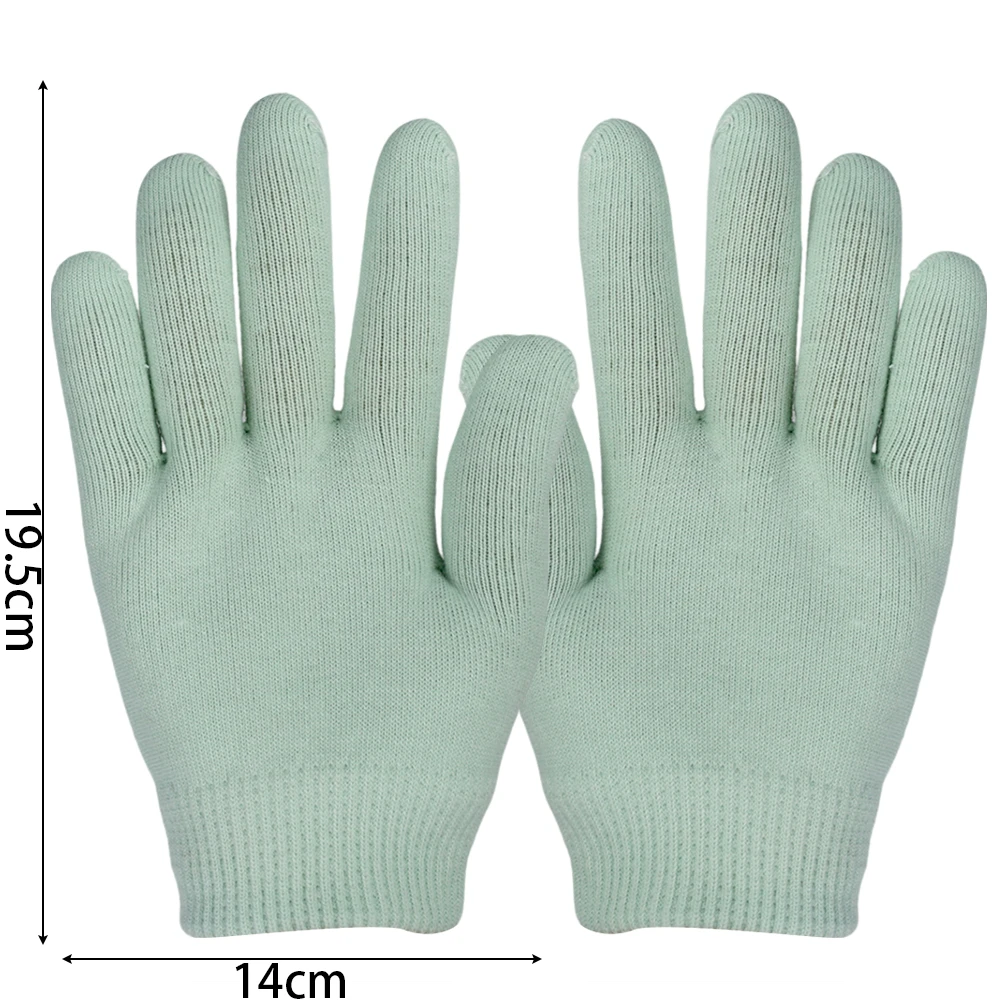 Mascarilla hidratante de silicona, calcetines, exfoliantes reutilizables, guantes protectores antigrietas, herramientas para eliminar la piel muerta seca, cuidado de los pies y las manos: Caqui oscuro