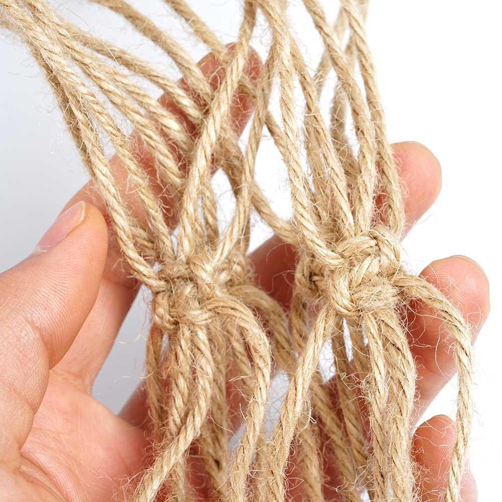 1Pc Hemp Rope Braided Planter Flower Pot Hanging R... – Grandado