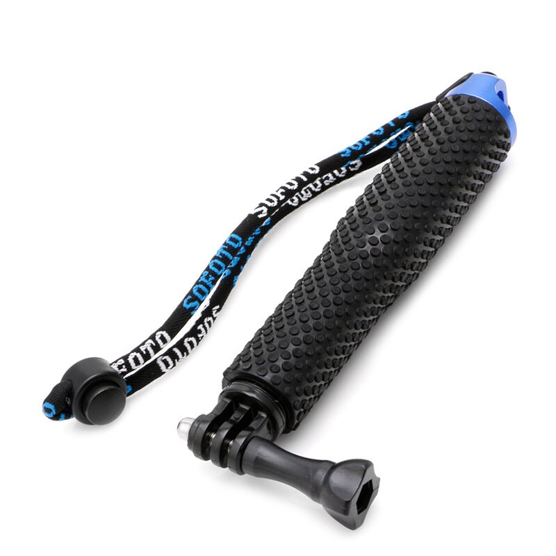 OOTDTY 1 Set Polo extensible Mini Selfie palo impermeable Monopod azul para GoPro héroe 4/3/3 +/3