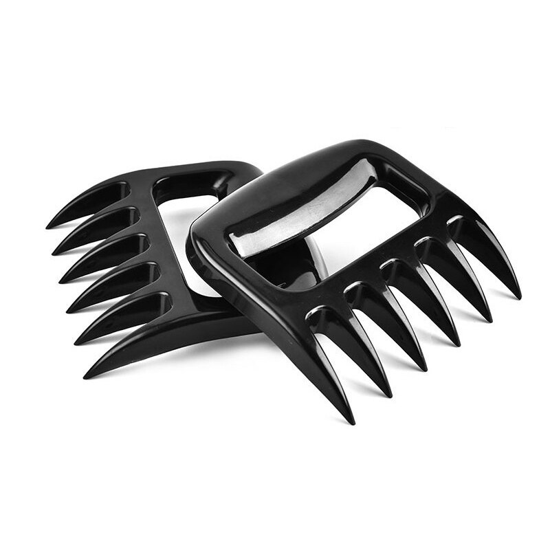 Multifunction Meat Shredder Barbecue Fork Bear Claw Meat Separator Food Fork Meat Slicer BBQ Grill Meat Handler Kitchen: 2pcs