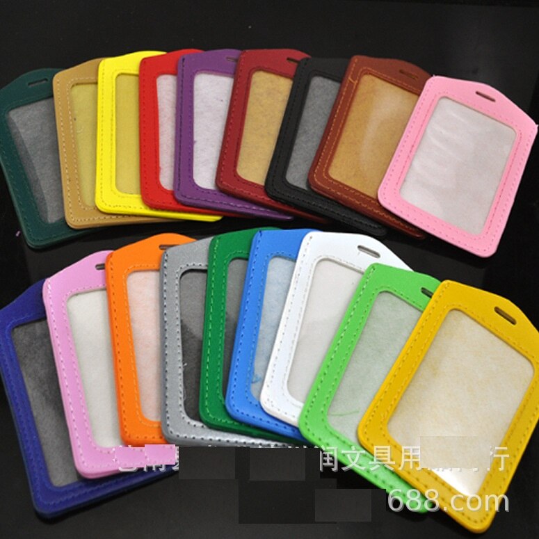 One Pcs ID Card Holder Badge Reel Oyster Security Retractable Photo Identity Pass Badge Students Nurse Holder & Accessories