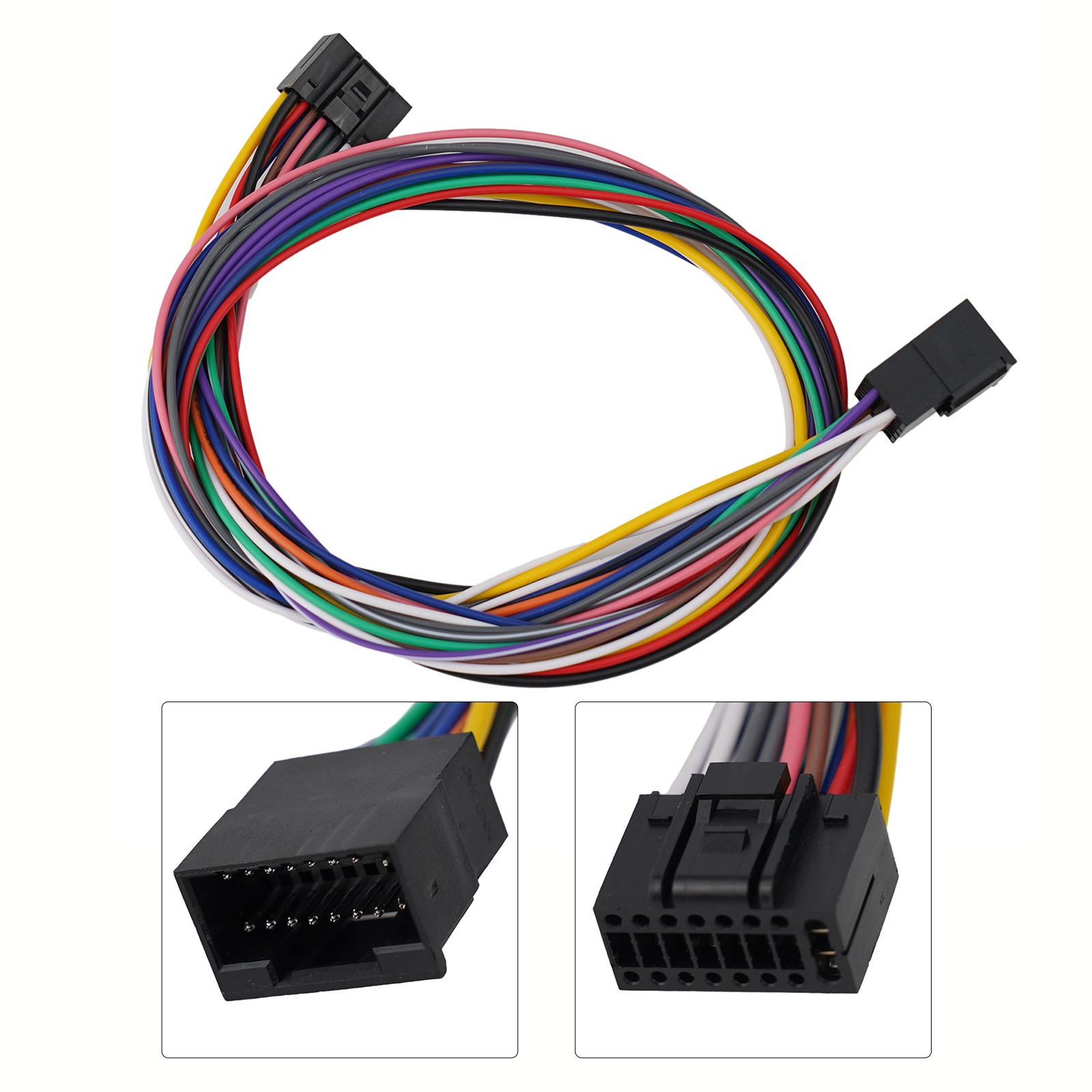 16Pin Autoradio Radio ISO Kabelboom Uitbreiding 60 cm Kabel Voor Android Speler 60 cm Vervanging Auto Onderdelen