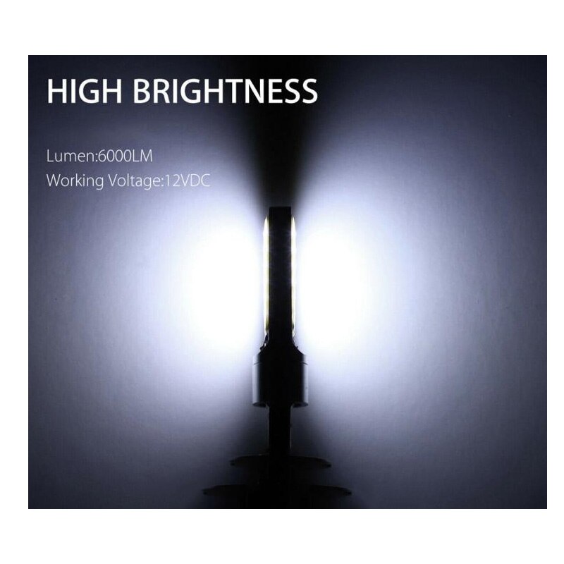 H1 Led Bar Verlichting Koplamp Hoge Dimlicht Smd Lampen Voertuig Lamp 6000K 12V 100W waterdichte Auto Accessoires Op Voorraad: 1 pcs