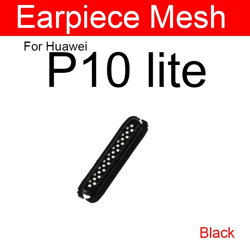 Anti-dust Earpiece Speaker Mesh For Huawei P10 P20 P30 P40 Lite Pro P10 Plus Ear Speaker Dust-proof Grill Net Repair Part: P10 Lite Black