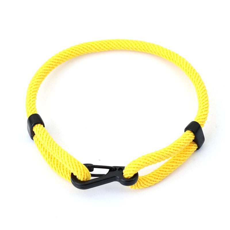 Pulsera de cuerda ajustable única para hombre y mujer, Brazalete Unisex de color negro con hebilla de aventura al aire libre, Brazalete rojo de la suerte, joyería de amistad,: Cobalto violeta