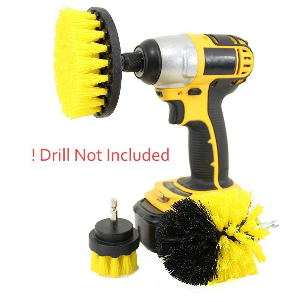 Power Scrubber Drill Brush Set for Bathroom Drill Scrubber Brush for Cleaning Cordless Drill Attachment Kit Power Scrub Brush