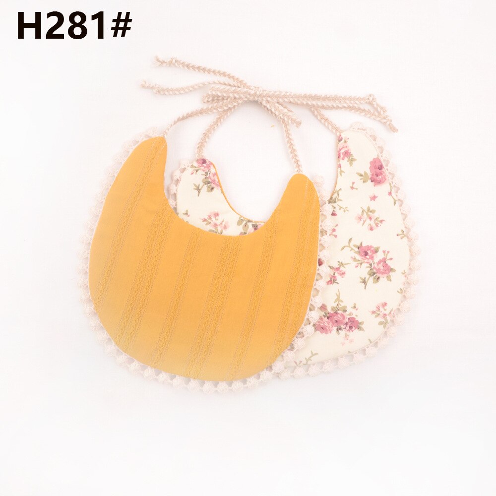 Peuter Baby Meisje Jongen Slabbetjes Handdoek Kids Diner Voeden Zachte Dubbeldeks Slabbetjes Burp Doeken: H281