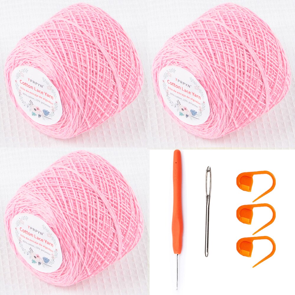 Bag Crochet Kit with yarn DIY Shoulder Bags beginner Handbag Knitting Crocheting Kits with material accessories pattern vedio: 9 middle pink