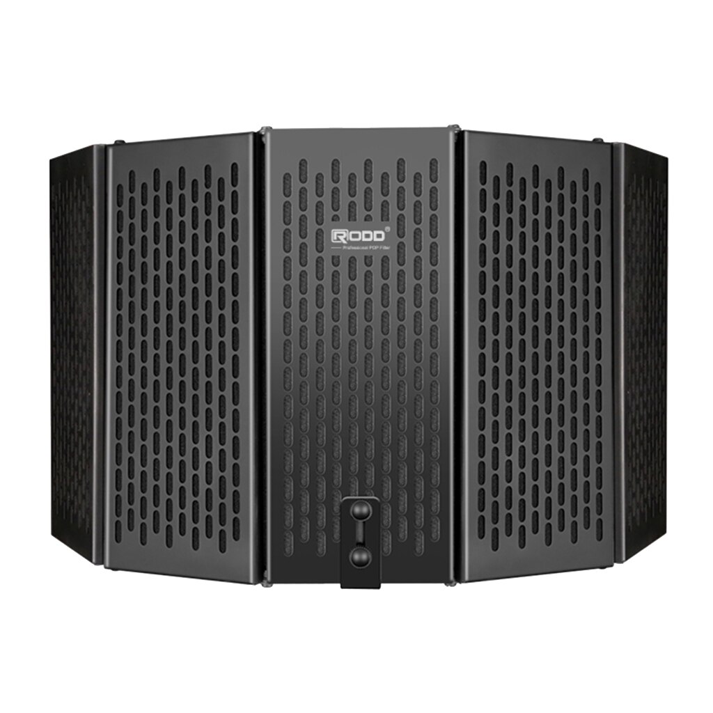 Studio Recording Mic Isolation Shield Absorbent Foam Foldable Acoustic Screen Microphone Isolation Isolator Shield