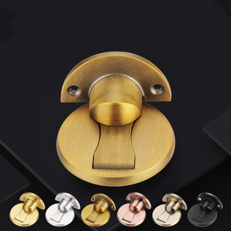 304 Stainless Steel Magnetic Door Stopper Door Stops Door Holders Hidden Catch Floor Nail-free Doorstop Furniture Hardware Door