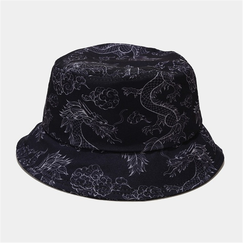 Sombrero de pescador con estampado de mariposa y nube de fuego para hombre y mujer, gorro de pescador con estampado de dragón, estilo Hip Hop, Unisex, 2021Tie Dye: C7
