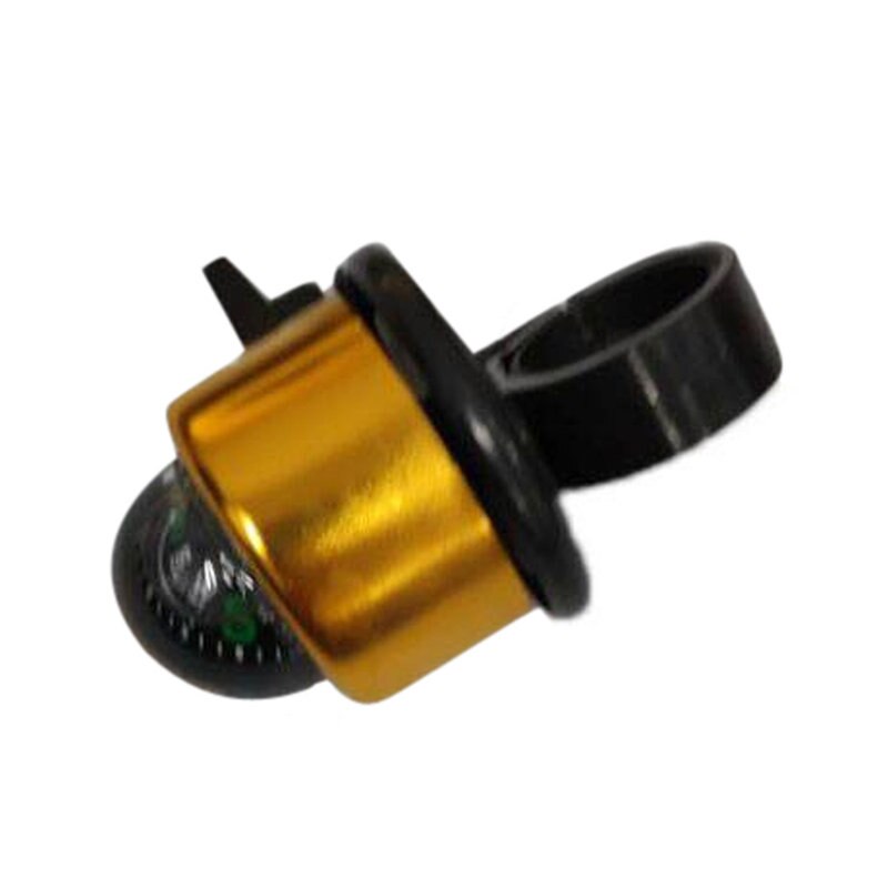 Populaire Fiets Fietsen Sport Stuur Kompas Ring-down Hoorn Fietsbel Eenvoudig te installeren Sterke compatibiliteit 6: Gold