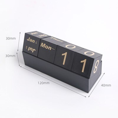 Kontor vintage hjemme kalender multi-funktion mobiltelefon holder ornamenter diy flip studie dekoration: H