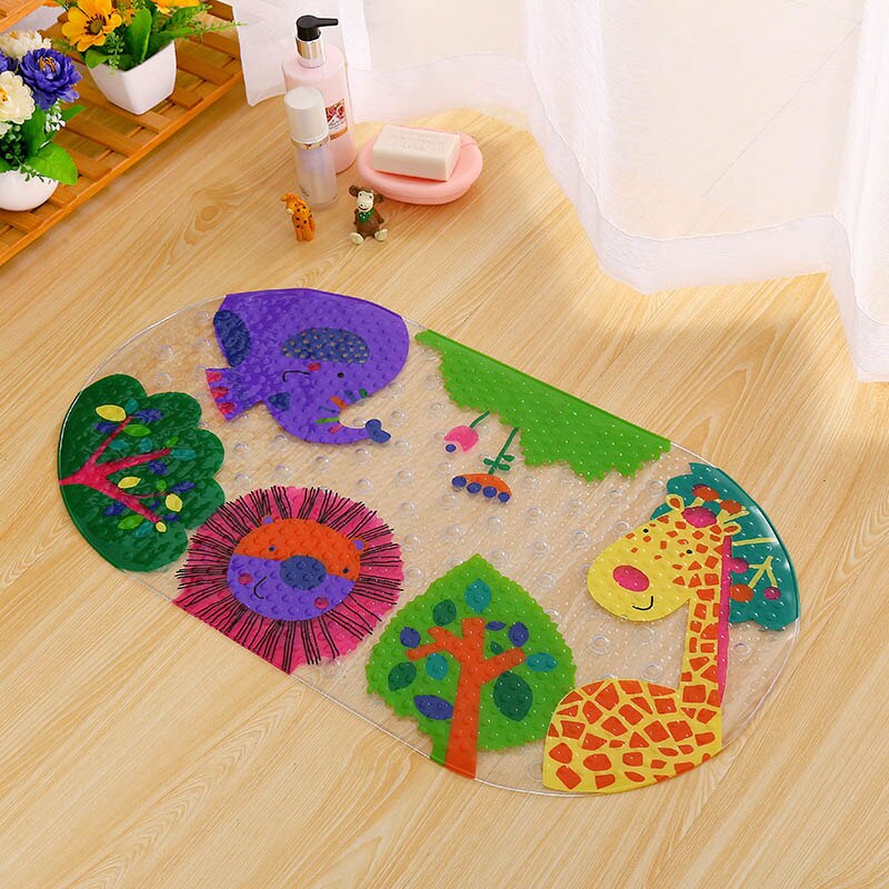 Antislip baby bad speelmat peuter speelgoed antibacterieel bad douche cartoon mat duurzaam schimmelbestendig 27 x 15 inch: Stijl 5