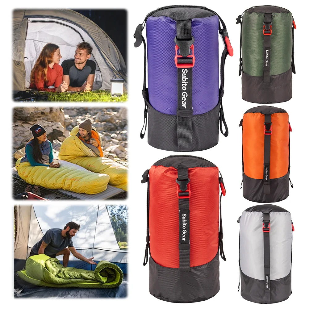 Camping-Schlafsack, Kompressionspack, wasserdicht, ultraleicht, Schlafsack, Mehrzweck, platzsparend, für Daunenjacken
