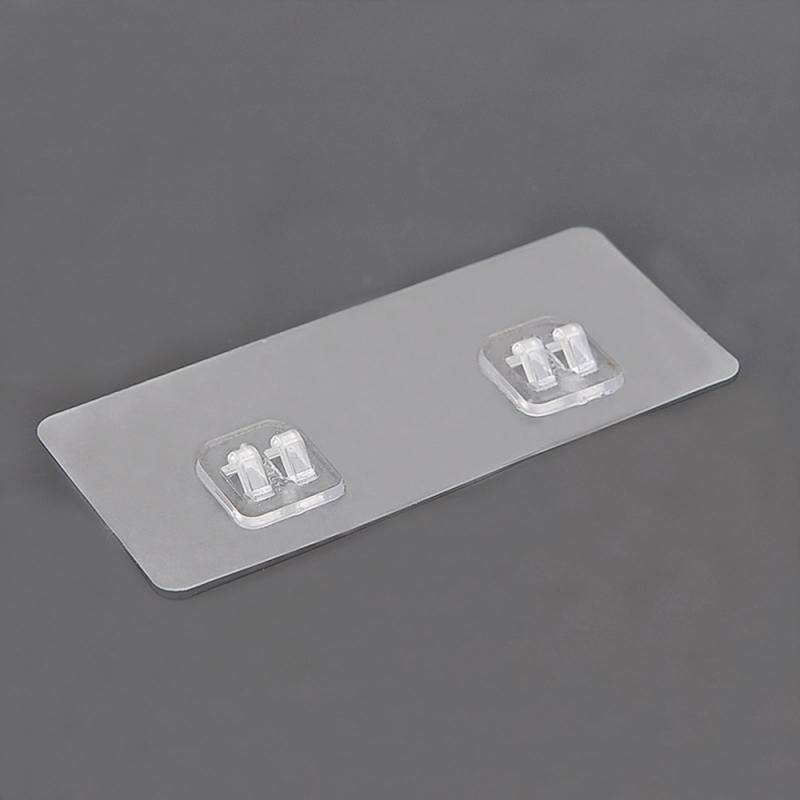 Strong Hook Rack Wall Mount Rack Strong Non-Brand Patch Accessories Take Hook Multi-Purpose Hooks Transparent Hook: 2