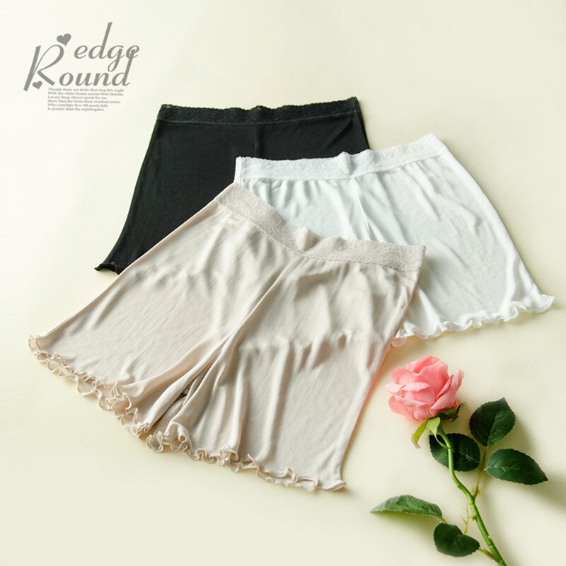 100% Moerbei Zijde huidvriendelijke Vrouwen Gebreide Pure Zijde Veiligheid Korte Broek Ml XL