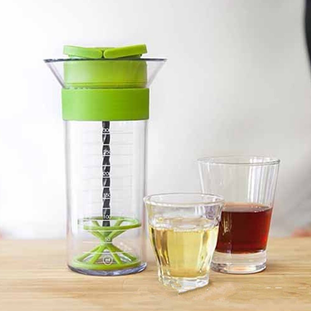 300ml Salad Dressing Shaker Cup Universal Multifunctional Unique Manual Gadget Mixer Frother Whisk Sauces