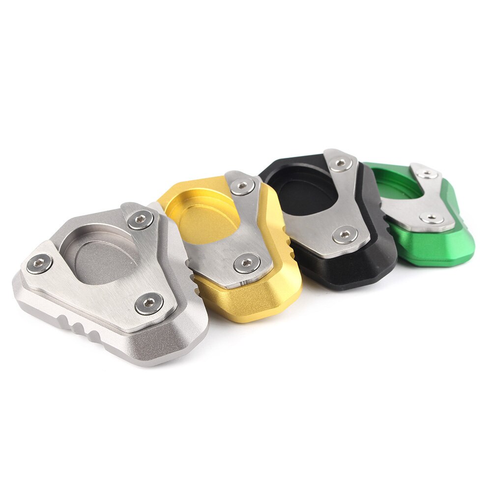 Moto béquille support latéral plaque d'extension agrandisseur tampon pour Kawasaki ER-6F/ER-6N ER6F ER6N