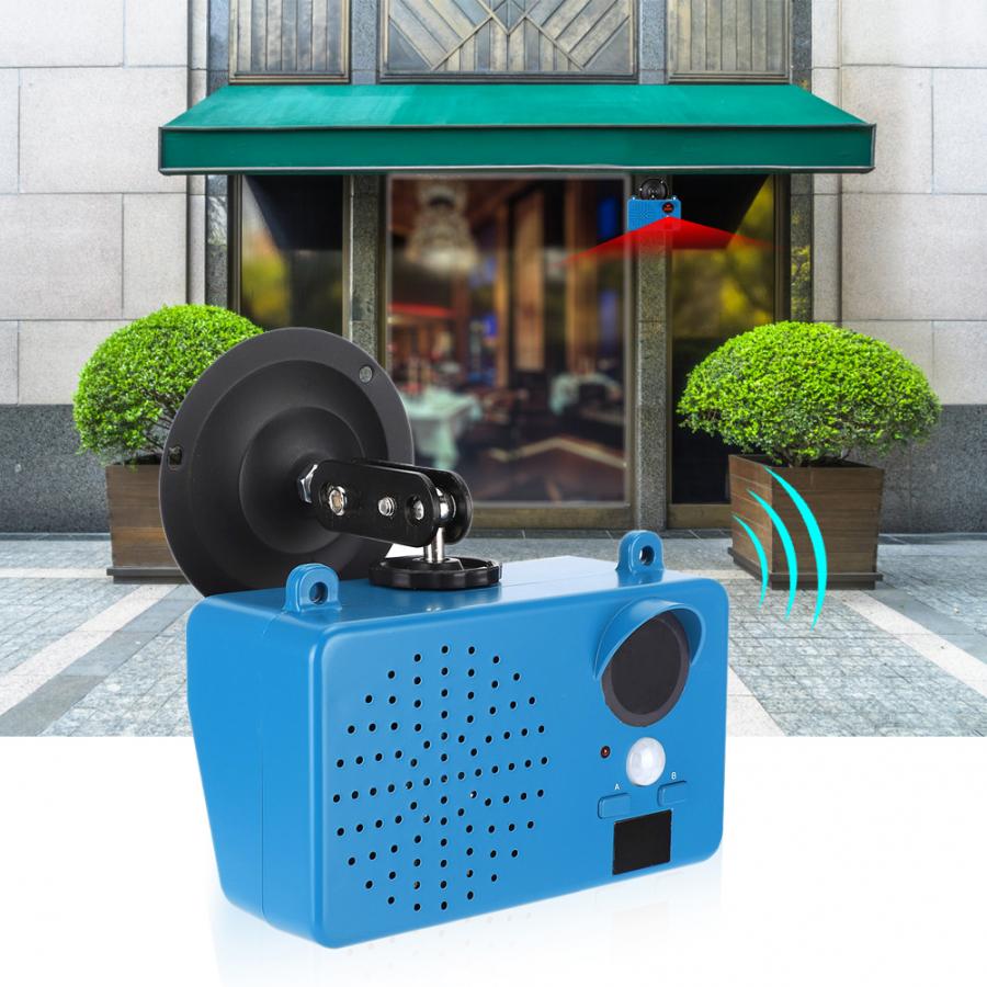Voice Prompter Warning Waterproof Infrared Body Sensor for Construction Site Shop Entrance Trash Classification Infrared Body